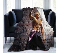 FYFLNO Dolph Lundgren Flannel Fleece Throw Blanket Queen Size All Season Super Soft Cozy Blanket for Bed or Couch