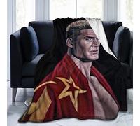 FYFLNO Dolph Lundgren Flannel Fleece Throw Blanket Queen Size All Season Super Soft Cozy Blanket for Bed or Couch