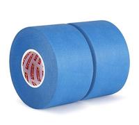 Fyguard 2 Rolls Blue Painters Tape, 48mm x 50m Masking Tape Wide Decorators Tape Easy Removal No Residue Crepe Paper Tape for Painting Work Renovations Color Separation