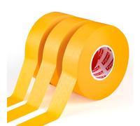 Fyguard 3 Rolls Masking Tape, 24mm x 50m, Yellow Painters Tape