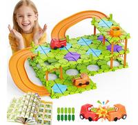 Fygurso DIY STEM Board Games Kids Toys,Road Builder Educational Learning for Kids, Montessori Logic Puzzles Brain Teasers Toys Preschool Classroom Gifts for Age 4-12 Year Old