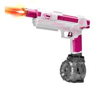 FYGURSO Electric Water Gun for Adults Kids, Automatic Squirt Gun with a Long Range of up to 26 Ft, LED Light Large Capacity IP7 Waterproof Fully Auto Water Guns (Pink)