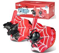 Fygurso Walkie Talkies for Kids, Spidertoy BatToy Kids Walkie Talkies for Boys Girls Aged 3-12 Years Old, 1KM Talk Range for Outside Game, Camping, Halloween, Christmas, Birthday Gifts 2 PCS (Spiders)