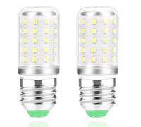 FYHART E27 LED Light Bulbs, 6W E27 Base LED Light Bulbs 850LM AC 220V-240V, Non Dimmable, Energy Saving Bulb Equivalent to 60W Halogen Bulb, No Flickering [Energy Class D] (Daylight, 2 Pack)