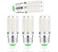 FYHART E27 LED Light Bulbs, 6W E27 Base LED Light Bulbs 850LM AC 220V-240V, Non Dimmable, Energy Saving Bulb Equivalent to 60W Halogen Bulb, No Flickering [Energy Class D] (Warm White, 4 Pack)