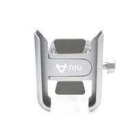 FYHGJFEDGER Aluminum alloy bicycle rearview mirror bracket For N1 N1S M1 U1 M+ NGT Motorcycle CNC Handlebar Rearview Mirror Mobile Phone Holder GPS Stand Bracket(Handlebar Silver)