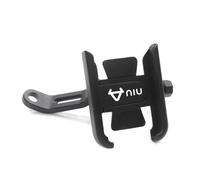 FYHGJFEDGER Aluminum alloy bicycle rearview mirror bracket For N1 N1S M1 U1 M+ NGT Motorcycle Handlebar Rearview Mirror Mobile Phone Holder(Mirror type Black)