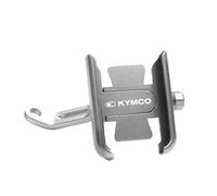 FYHGJFEDGER Aluminum alloy bicycle rearview mirror bracket For XCITING 250 300 350 400 500 Kxct Downtown Motorcycle Accessories Handlebar Mobile Phone Holder GPS Stand Bracket(Mirror type Silver)