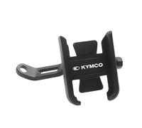 FYHGJFEDGER Aluminum alloy bicycle rearview mirror bracket For XCITING 250 300 350 400 500 Kxct Downtown Motorcycle Accessories Handlebar Mobile Phone Holder GPS Stand Bracket(Mirror type Black)