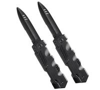 FYHJNC Disappearing Dagger Knife 2 Pcs Joke Trick Prop Retractable Plastic Blade Toy, Fake Knife Prank Magic Prop for Kids Adults Fool's Day Party Favor,toy dagger for kids,retractable toy dagger