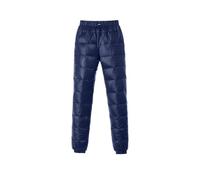 FYHTC Down Pants Ultralight Winter Thermal Pants Women Men Unisex Goose Down Pants Compressible Snow Pants in Winter Outdoor Camping Cycling Hiking(Navy,Medium)
