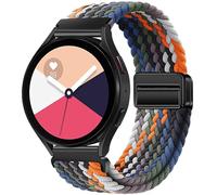 FYISWHO 20mm Magnetic Watch Strap for Polar ignite 3/2/Unite/Pacer, Nylon Sport Replacement Band, Jeansrainbow, 20mm