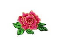 FYJDI 10 Pcs 3D Rose Embroidered Patch Flower Sew on Patches Applique Beautiful Embroidered Floral Patches Applique Sewing Patches DIY Craft Patches for Hats Clothing, Bags, Jackets