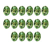 FYJDI 100 Pcs Flat Back Crystal Rhinestones Oval Shape Rhinestones Glass Gems Rhinestone Shiny Craft Rhinestone for DIY Costume Making, Cosplay, Clothes, Crafting Embellishments, 20 x 30 mm