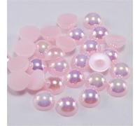 FYJDI 200pcs 6mm nail art flat back half round pearl flat pearl pearl bead small loose beads imitation half round pearl beads bulk for crafts project