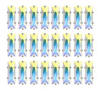 FYJDI 50 Pcs Sew on Rhinestones 5 x 15 mm Flatback Glass Rhinestone Rectangle Rhinestones in Silver Settings Mental Flat Back Rhinestone with Silver Claw Crystal Gems for Jewelry Clothes