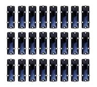 FYJDI 50 Pcs Sew on Rhinestones 5 x 15 mm Flatback Glass Rhinestone Rectangle Rhinestones in Silver Settings Mental Flat Back Rhinestone with Silver Claw Crystal Gems for Jewelry Clothes