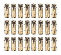 FYJDI 50 Pcs Sew on Rhinestones 5 x 15 mm Flatback Glass Rhinestone Rectangle Rhinestones in Silver Settings Mental Flat Back Rhinestone with Silver Claw Crystal Gems for Jewelry Clothes