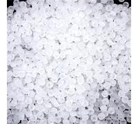 FYJDI 50g 4mm Transparent Glass Beads Bulk About 500 Pcs Tiny Glass Loose Spacer Bead Small Round Waist Beads Mini Spacer Bead for Earring Bracelet Necklace Jewelry Making