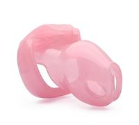 FYJENNICC HT-V4 Penis Cage Chastity Cage for Men | 5 Adjustable Wide Rings & 6 Colors | Beginner-Friendly | Adult Sex Toy with Sizing Guide (Pink, Nano)