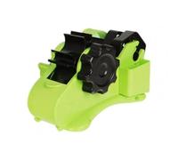 FYJL Sellotape Dispenser Tape dispenser 3-color anti-skid pad semi-automatic desktop tape cutting machine cutting tool Sellotape Dispenser And Tape(Green)