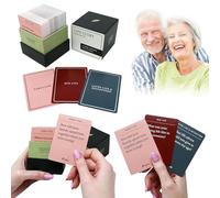 FYKTIK 150 Life Story Interview Kit Cards, Tales Life Story Interview Kit, Get to Know Grandparents and Parents for Family Game Night with Curated Question Cards, Pictionary Game for Family
