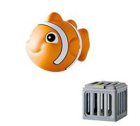 FYKTIK Pool Diving Toys for Kids, Swimming Pool Dive Toy Set with Floating Fish Box and Sea Animal Toys, Fun Underwater Diving Game for Pool, Bath, Beach and Summer Water Play (D)