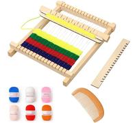 FYKZQWDS 8Pcs Weaving Kit, Weaving Loom, Knitting Kit for Beginners Suitable for Educational Games, Creative Weaving Projects, Handmade Gift Making