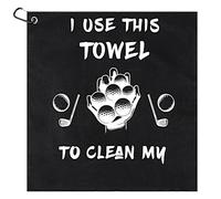 FYKZQWDS Golf Towel, Golf Accessories For Men, Practical Personalised Golf Towel, for Removing Dirt Debris and Moisture, Great Choice To Give To Male Friends Husbands and Fathers