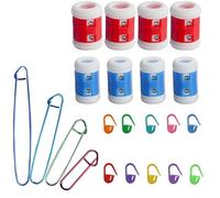 FYKZQWDS Row Counters for Knitting Set, Color Knitting Row Counter Marker Durable Row Counter Portable Knitting Accessories and Counter Knitting Counter Crochet Locking Holders