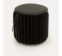 HKDJ-Folding Paper Stool, Creative Round Chair Kraft Paper Material with Hexagonal Honeycomb Structure For School, Living, Dining Room & Dormt,Black