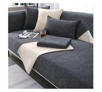 Fylldso Chenille Sofa Cover,Suitable For All Seasons,Sofa Protector,Waterproof Sofa Cover,Sofa Cover Corner Sofa L Shape,Couch Cover U Shape,Non-Slip Sofa Cover 1/2/3/4 Seater(Dark Gray,110X160cm)