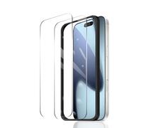 Fylnatc 2 x Screen Protector for 16 Pro Max/17 Pro Max + Automatic Alignment Tool Kit, Tempered Glass Film, Screen Protector, HD Clear, 9H Hardness