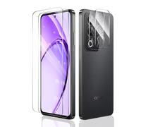 Fylnatc Pack of 2 Screen Protectors for OPPO A80 5G + 2 Pieces Camera Protection, Tempered Glass Screen Protector, 9H Hardness, HD Clear Screen Protector, Scratch-Resistant Protective Glass