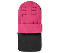 FYLO Premium Footmuff/Cosy Toes Fleece Lined Cosytoes Universal Fitting for Pushchairs Strollers Prams Buggy Baby 100cm - Pink Rose