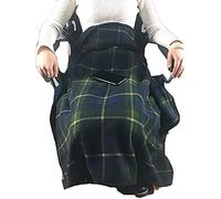 FYLZW Wheelchair Blanket, Checked Scarf, Lightweight Winter Wheelchair Blanket Legs Feet Warmer Cover Wind Protection Sleeping Bag, 80x130CM