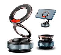 FYMCVMNB 360° Adjustable Vacuum Suction Magnetic Phone Mount, 2025 Zinc Alloy Phone Stand for MagSafe Suction Car Mount for iPhone 16/15/14/13/12/Android, Cell Phone Holders for Your Car/Home/Travel