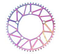Fymlok Chainring,Bicycle Chainring Single Chainring 130 BCD Bike Chain Ring Narrow Wide 9 10 11 Speed Folding Bicycle Chainwheel 3 Colors 6 Sizes(Colorful 56T)