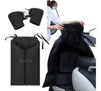 Fymlok Leg Cover Motorbike Windproof Winter Motorcycle Scooter Windshield Quilt Riding Warm Knee Waist Leg Apron Windproof Cover Electric(C)