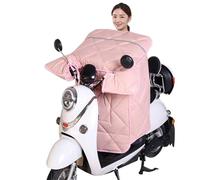 Fymlok Leg Cover Motorbike Windproof Winter Motorcycle Scooter Windshield Quilt Riding Warm Knee Waist Leg Apron Windproof Cover Electric(B)