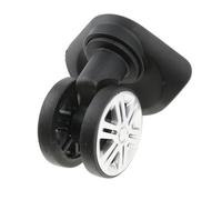 Fymlok Luggage Wheel Replacement 2 Pieces A19 Suitcase Luggage Dual Roller Wheels Replacement Casters for Trolley Case Black - Easy Installation