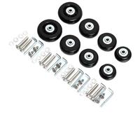 Fymlok Luggage Wheel Replacement 2X Replacement Travel Luggage Suitcase Wheels Axles Repair Kit Dia.40mm/50mm/60mm(2pcs-60mm18mm)