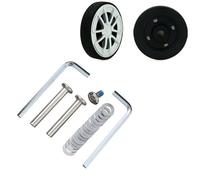 Fymlok Luggage Wheel Replacement 8Pcs Durable Travel Luggage Wheels with Screw Suitcase Parts Axles Replacement Caster Wheel Repair Kit DIY Replace(55mm x 12mm-1)
