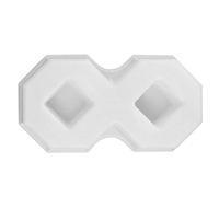 Fymlok Paving Mould,Paving Slabs Moulds DIY Square Garden Path Concrete Plastic Brick Mold Paving Propylene Pavement Walkway Garden Buildings Accessories