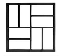 Fymlok Paving Mould,Paving Slabs Moulds Garden DIY Plastic Path Maker Pavement Model Concrete Stepping Stone Cement Mould Brick Molds For Cement Mold Garden Decoration(D)