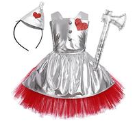 FYMNSI Kids Girls Costume Halloween Cosplay Wizard Of Oz Dorothy Fancy Dress Scarecrow Tin Man Costumes World Book Day Costumes Role Play Party Tutu 6-12 Months (65373LXQNUK)
