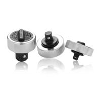 FyMosem 3Pcs Mini Finger Ratchet Set, 1/4" 3/8" 1/2" Drive Palm Ratchet Wrench Set Reversible Thumb Lever Finger Socket Driver Stubby Thumbwheel Ratchets Socket Wrench Tool for Tight Spaces