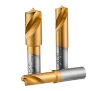 FyMosem 3PCS Spot Weld Drill Bits HSS CO Spot Weld Removal Tool 6.5MM 8MM 10MM Titanium Coated High Speed Steel Cobalt Spots Welding Cutter