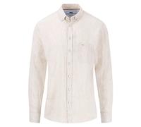 Fynch Hatton 15046160 Linen Fine Stripe Long Sleeve Shirt