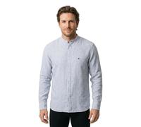 Fynch Hatton 15046168 Linen Fine Stripe Long Sleeve Shirt